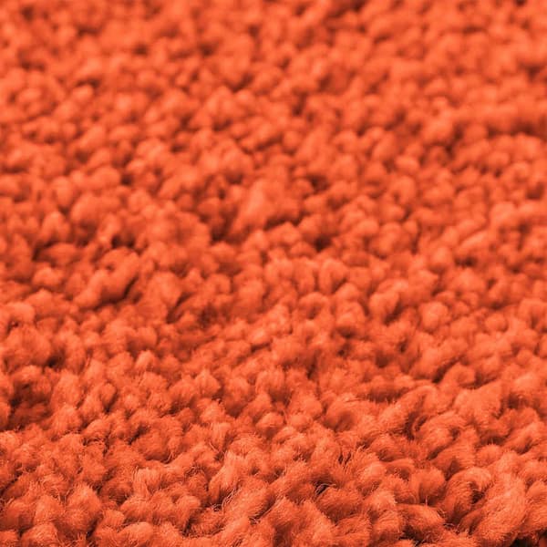 vidaXL Anti-skli baderomsmatte sett 2 pcs Oransje PP