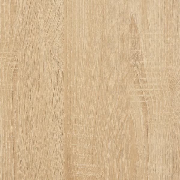 vidaXL Sengeramme med hodegavl sonoma eik 140x190 cm