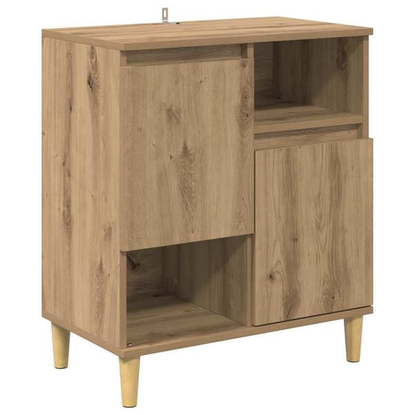 vidaXL Serviesskap artisan eik 35 x 60 x 70 cm Konstruert tre
