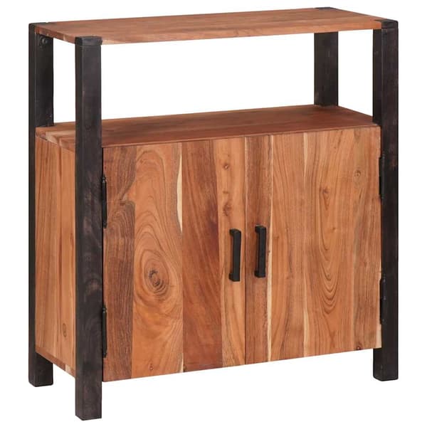 vidaXL Serviesskap Brun 70 x 30 x 75 cm Solid akasietre