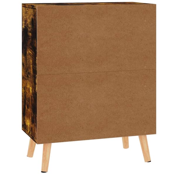 vidaXL Skjenk røkt eik 60x30x72 cm konstruert tre