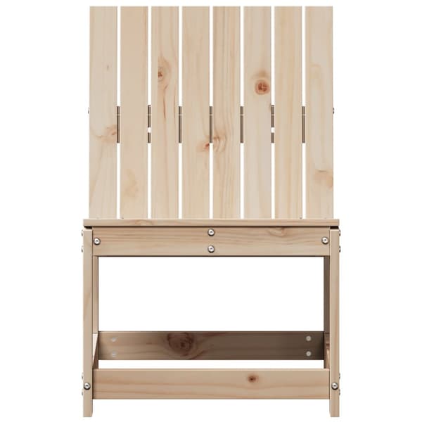 vidaXL Hagestol 50,5x55x77 cm heltre furu