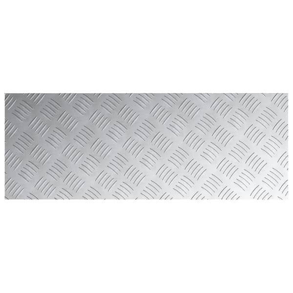vidaXL Trinn Rektangulær 2 pcs sølv 80 x 30 cm Aluminium