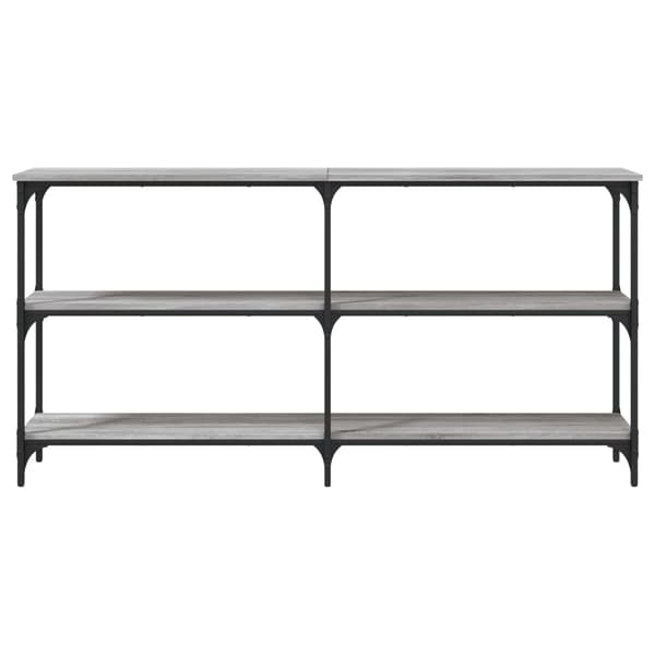 vidaXL Konsollbord grå sonoma 150x29x75 cm konstruert tre