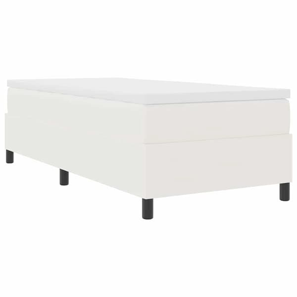 vidaXL Bäddfjäder Grädde och vit 100 x 200 cm Kordread tyg