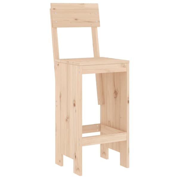 vidaXL Hagebarsett 7 deler heltre furu