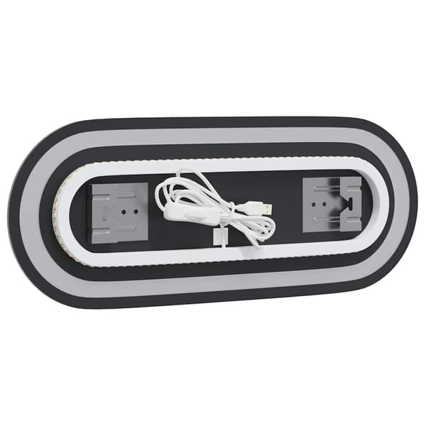 vidaXL LED-baderomsspeil 50x20 cm oval