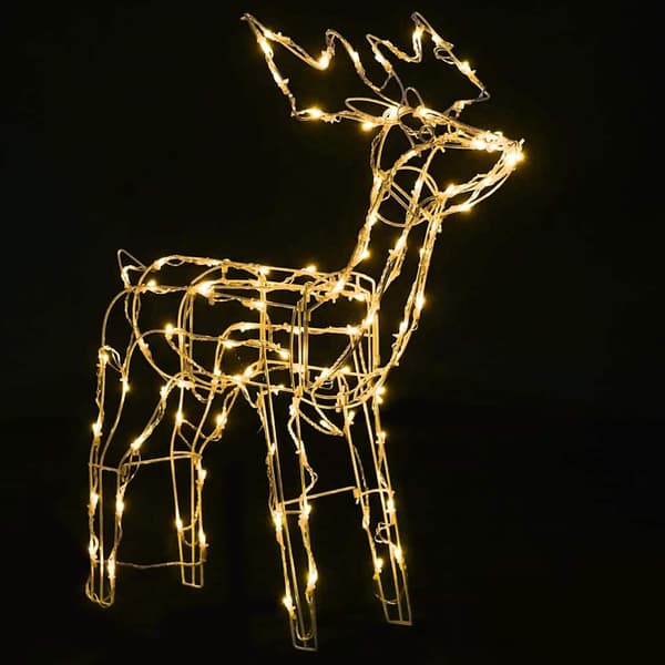 vidaXL Julbelysning med renar 3 delar 229 LED