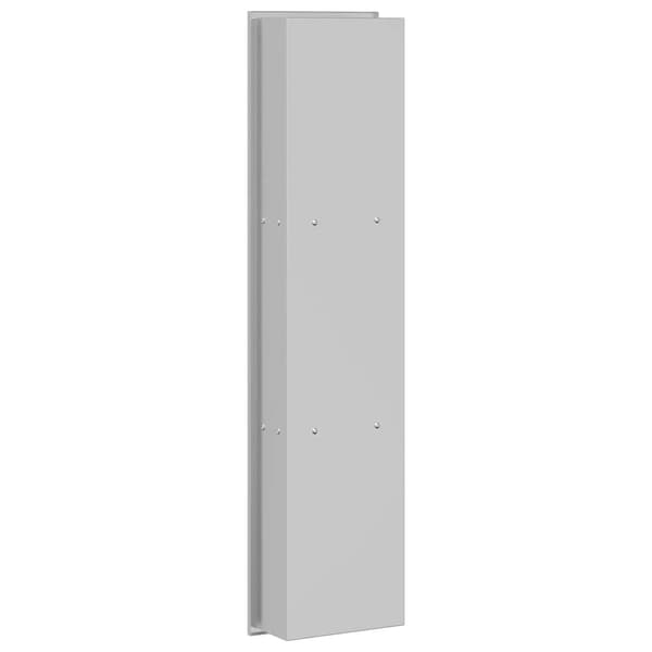 vidaXL Dusjniche sølv 90 x 20 x 9.5 cm Rustfritt Stål