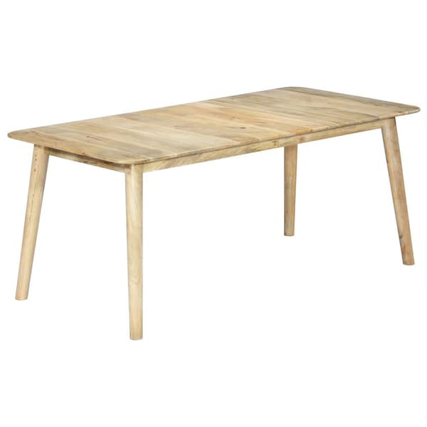 vidaXL Spisebord 180x90x76 cm heltre mango