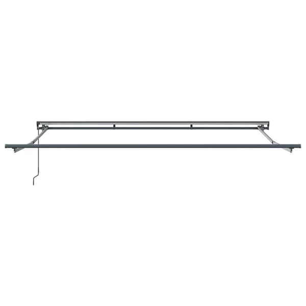 vidaXL Utfällbar markis Blå och Vit 400 × 300 cm
