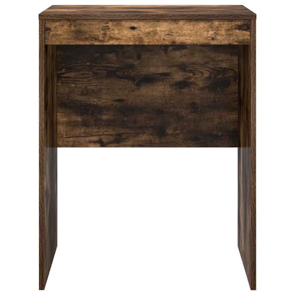 vidaXL Skrivebord Røkt eik 60 x 50 x 76 cm