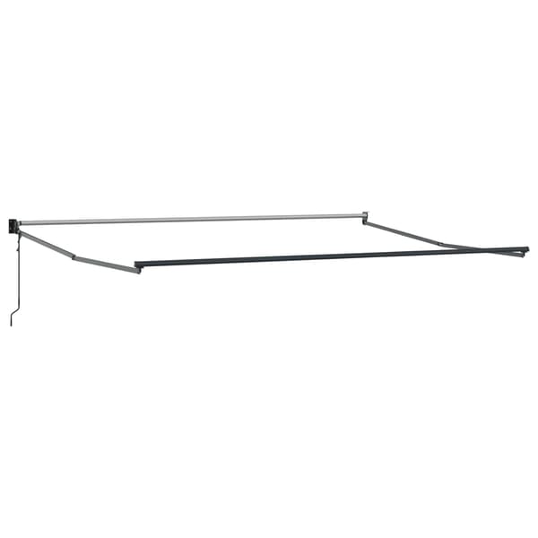 vidaXL Utfällbar markis Flerfärgsdesign 450 × 300 cm