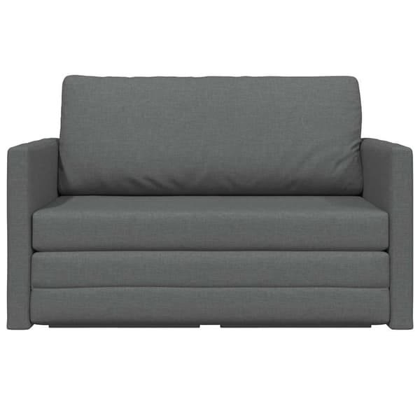 vidaXL Soffsäng 110cm Mörkgrå tyg