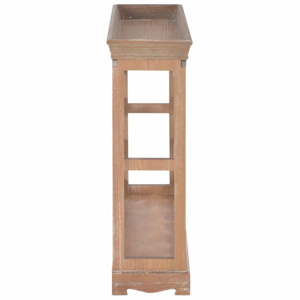 vidaXL Vinhylle brun 70x22,5x70,5 cm MDF