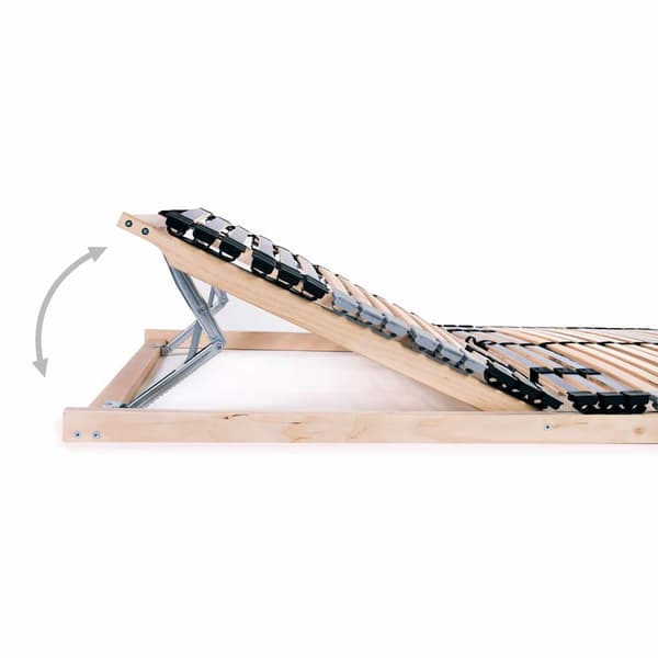 vidaXL Spilebase med 42 lameller 7 soner 80x200 cm