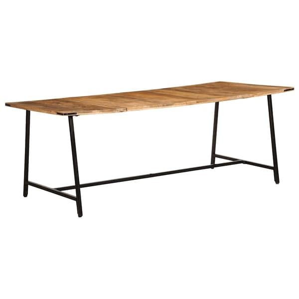 vidaXL Spisebord 200x100x75 cm heltre mango