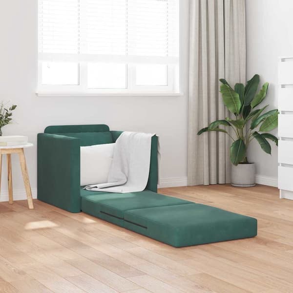 vidaXL Soffsäng 60cm Mörkgrön Sammet