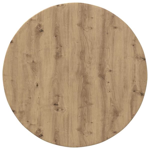 vidaXL Bordplate artisan eik 80 x 80 x 1,5 cm Konstruert tre