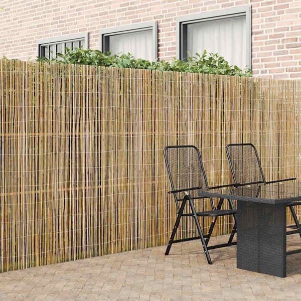 vidaXL Bambusgjerde Brun 500 x 180 cm Bambus