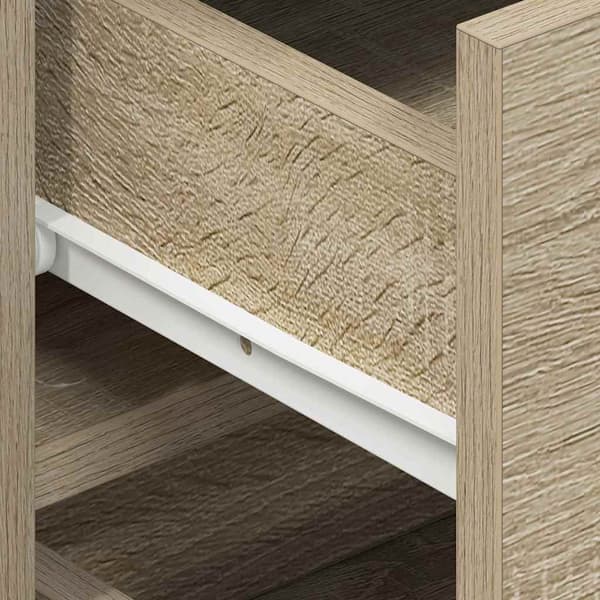 vidaXL Serviesskap Sonoma eik 120 x 36 x 69 cm Konstruert tre