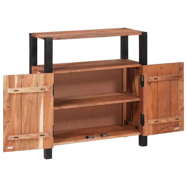 vidaXL Serviesskap Brun 70 x 30 x 75 cm Solid akasietre