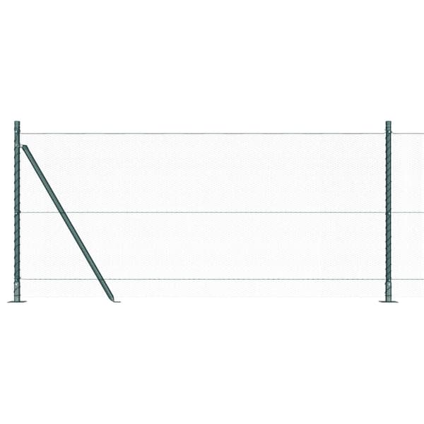 vidaXL Stängselstolpe Grön
