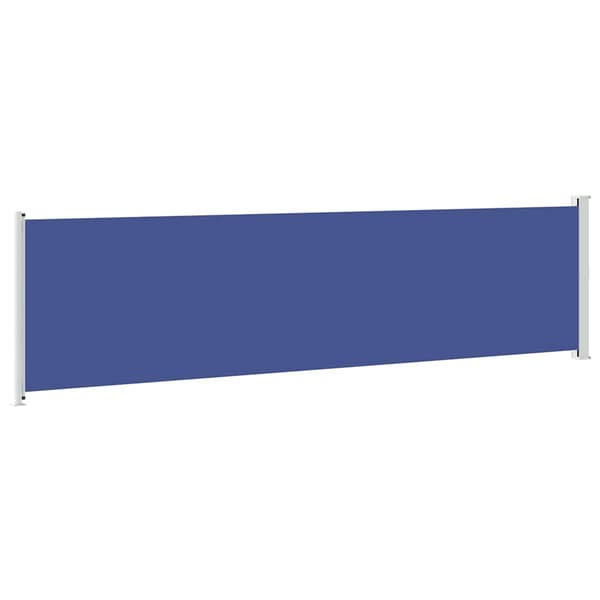 vidaXL Uttrekkbar sidemarkise 600x160 cm blå