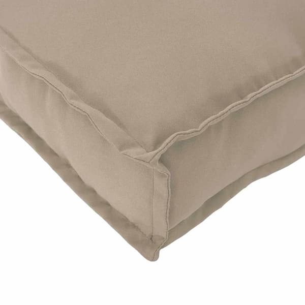 vidaXL Pallkuddeset 2 st Gråbrun 180 x 40 x 8 cm 100% Polyester