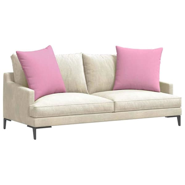 vidaXL Soffkuddar 2 st Rosa 80 x 80 cm tyg