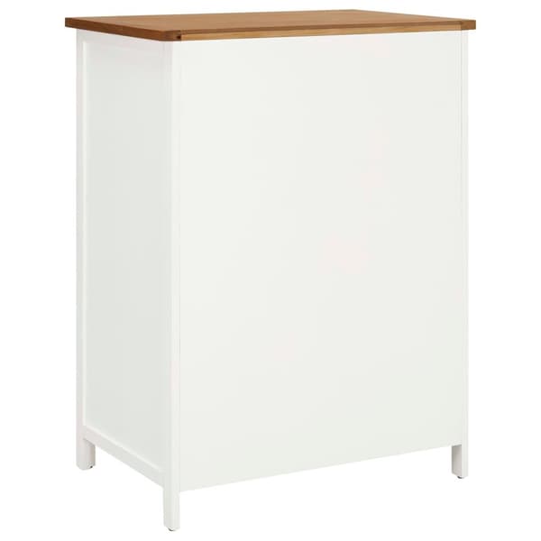 vidaXL Garderobe 76x52x105 cm heltre eik