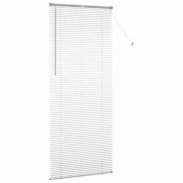 vidaXL Persienner Silver 220 x 95 cm Aluminium