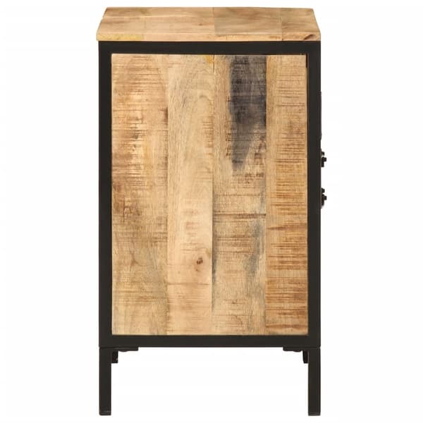 vidaXL Baderomsskap 55x35x60 cm heltre mango og jern