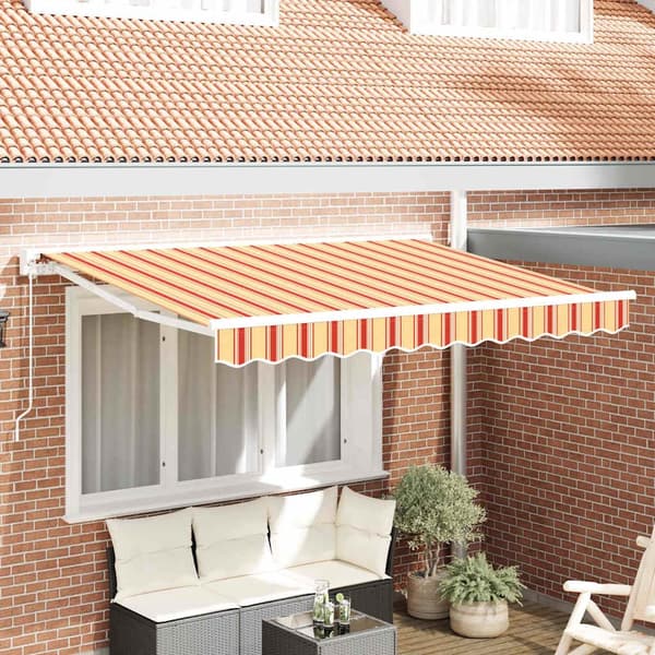 vidaXL Markisram Flerfärgsdesign 350 x 200 cm