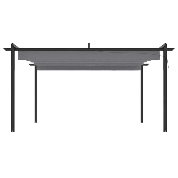 vidaXL Markise Hvit 3,5 x 2,5 m Metall