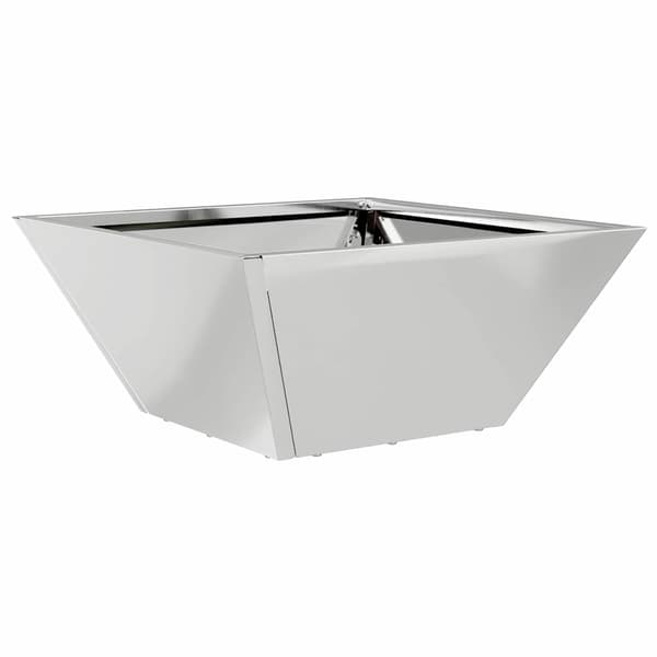 vidaXL Trädgårdsplanterare 5 pcs Silver 35 x 35 x 15 cm