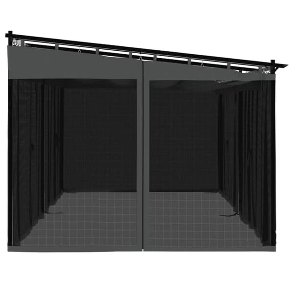 vidaXL Markise Hvit 3,5 x 2,5 m Metall