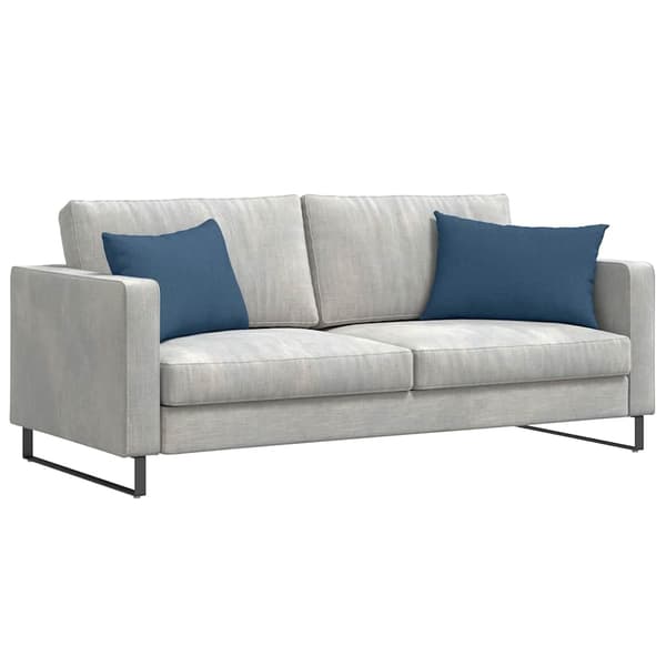 vidaXL Soffkuddar 2 st Blå 60 x 40 cm tyg
