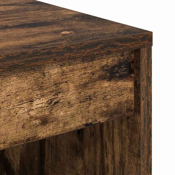 vidaXL Skrivebord Røkt eik 60 x 50 x 76 cm