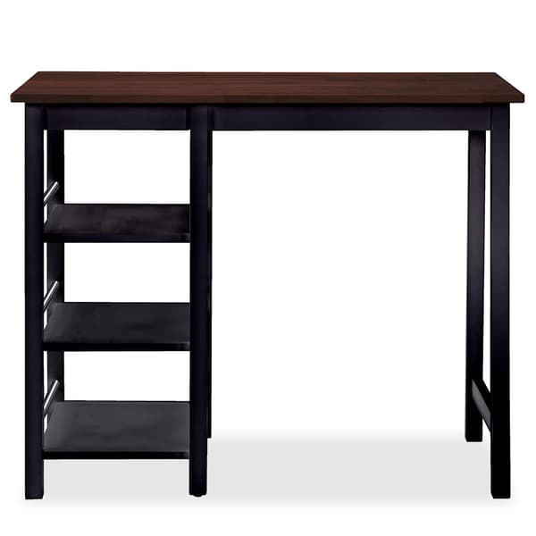 vidaXL Barsett i 3 deler MDF svart