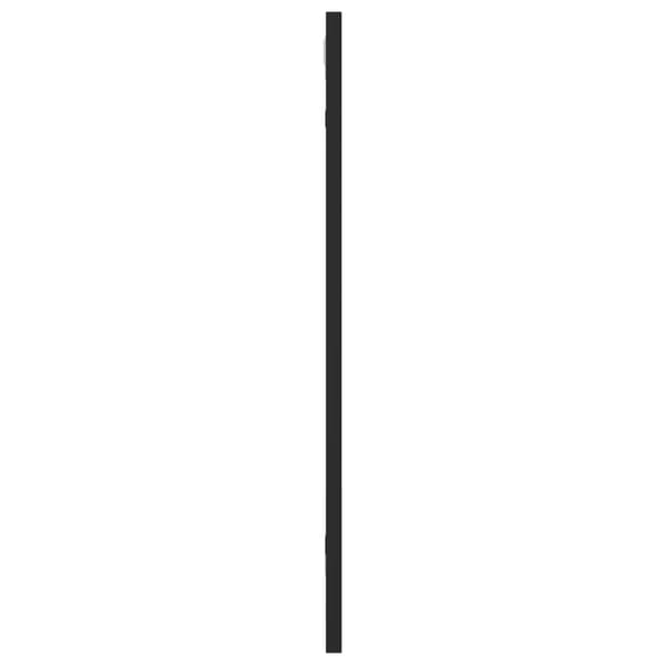 vidaXL Väggspegel svart 30x60 cm rektangulär järn