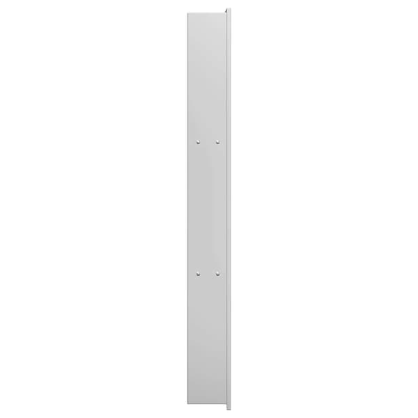 vidaXL Dusjniche sølv 90 x 30 x 9,5 cm Rustfritt Stål