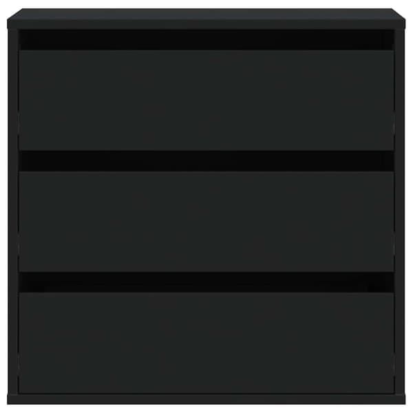 vidaXL Kommode svart 60x41x58 cm konstruert tre