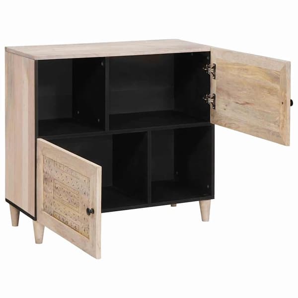 vidaXL Skänk vit 33,5 x 80 x 75 cm