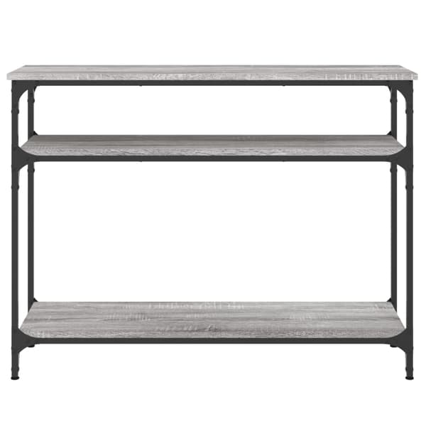 vidaXL Konsollbord grå sonoma 100x29x75 cm konstruert tre