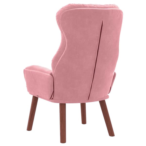 vidaXL fåtölj Rosa 69 x 74 x 93 cm Sammet