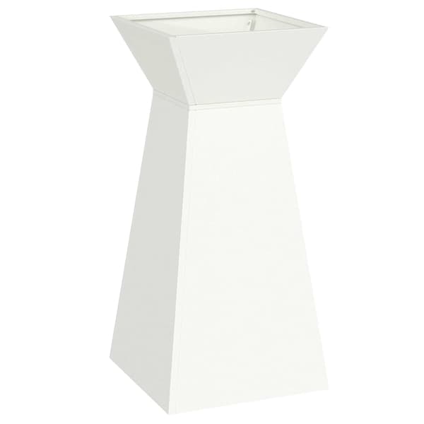 vidaXL Søyleplanter Hvit 35 x 35 x 73 cm