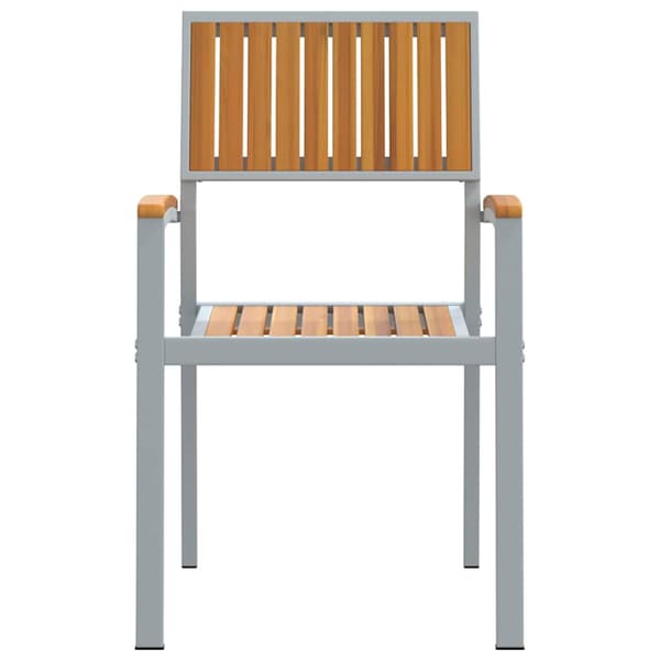 vidaXL Stablestol 8 pcs Brun 56 x 57 x 87 cm Solid akasietre