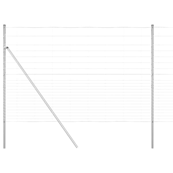 vidaXL Gjerdepåle Galvanisert 25 x 1,6 m Stål