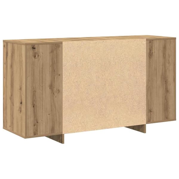 vidaXL Serviesskap Artisan Eik 135 x 41 x 75 cm Konstruert tre